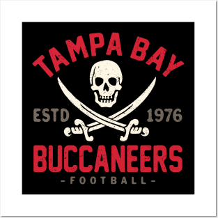 Retro Tampa Bay Buccaneers by Buck Tee Originals Posters and Art
